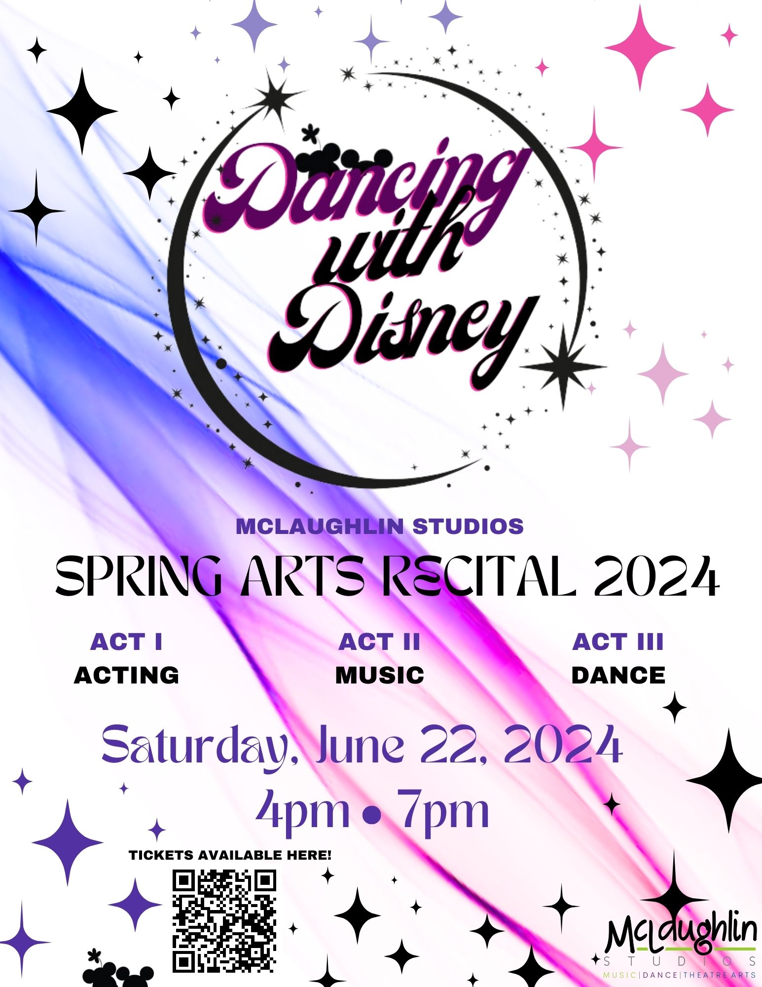 Spring Arts Recital 2024 Poster